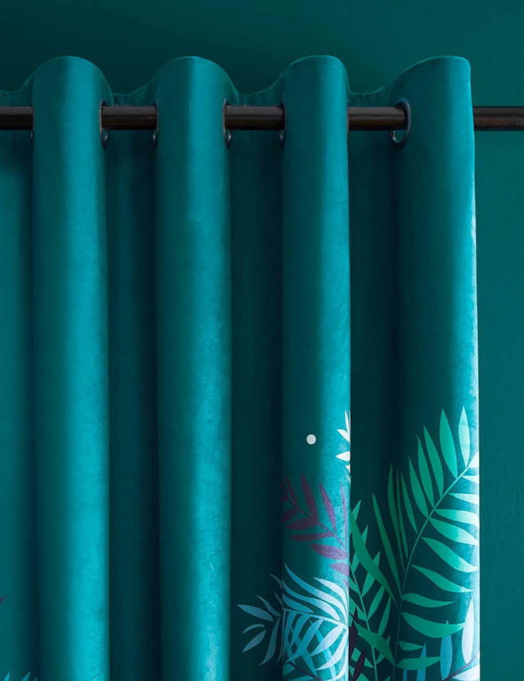 Teal Heron Curtains image 2