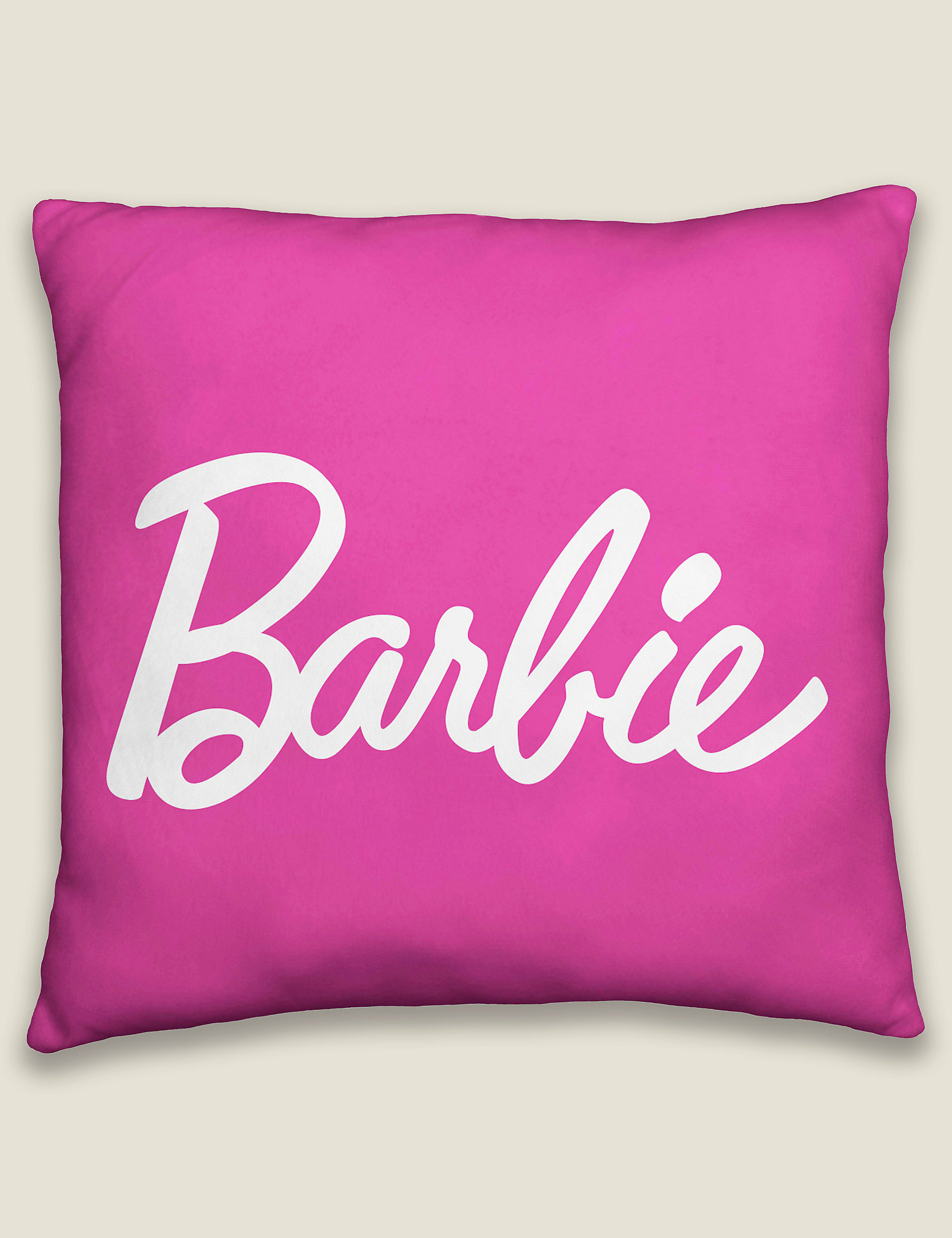 وسادة مربعة بنقشة لطيفة بتصميم Barbie™