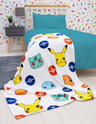 

Pokémon™ Badges Fleece Throw - Multi, Multi