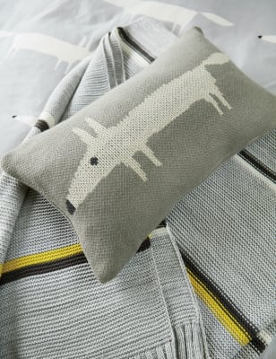 

Scion Mr Fox Bolster Cushion - Grey Mix, Grey Mix