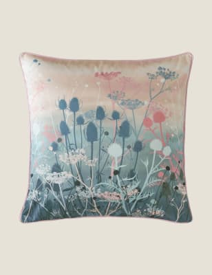 

Clarissa Hulse Velvet Tanias Garden Cushion - Dusky Pink, Dusky Pink