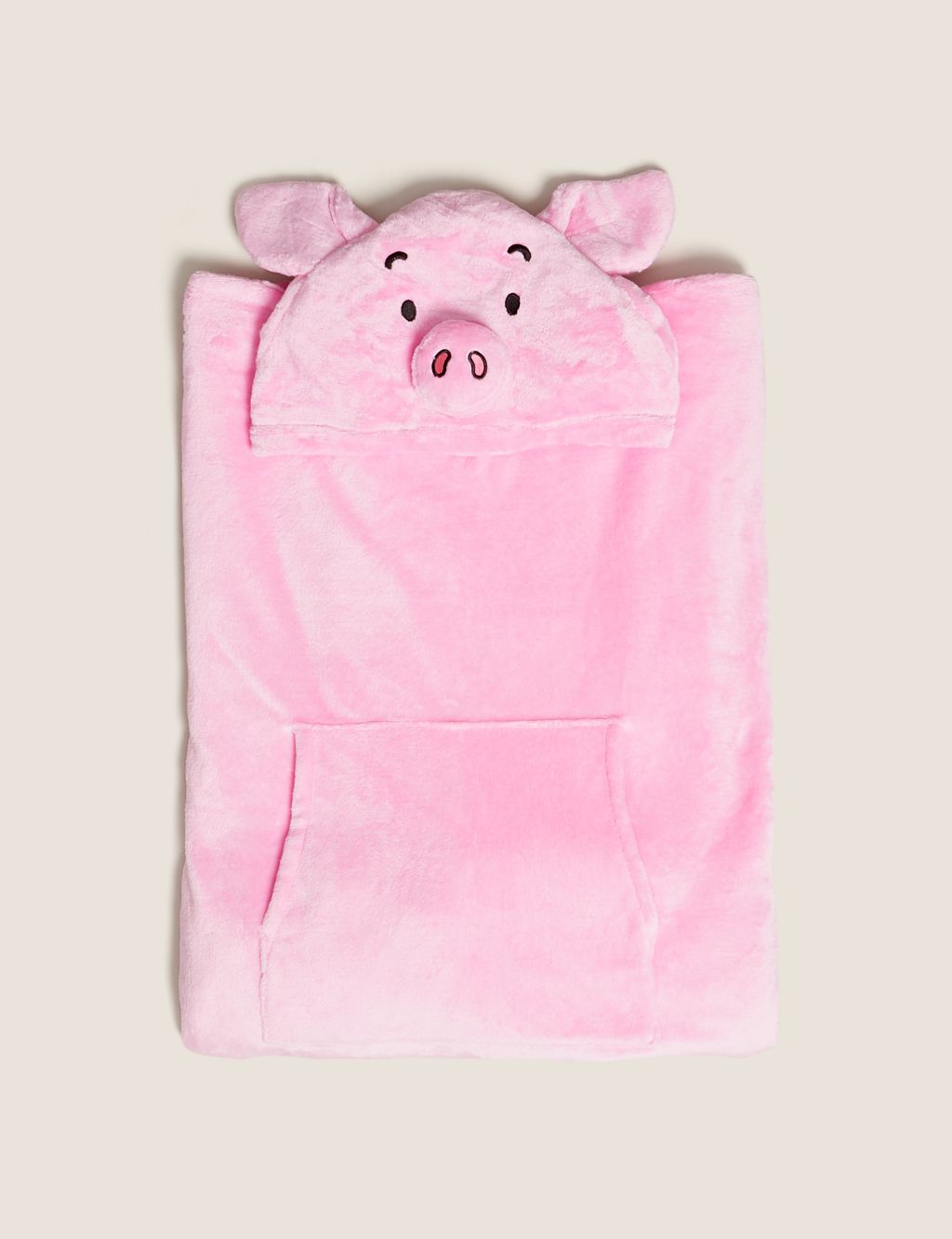 Adults' Fleece Percy Pig™ Hooded Blanket image 2