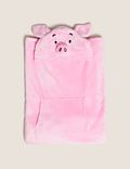 Adults' Fleece Percy Pig™ Hooded Blanket