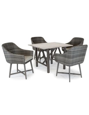 LaMode 4 Seater Garden Table & Chairs