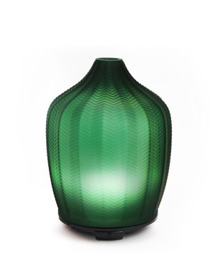 Made By Zen Fern Aroma Electric Diffuser - Forest Green, Forest Green,Amber