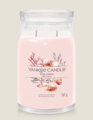 Yankee Candle Pink Sands Signature Large Jar Scented Candle - Light Pink, Light Pink