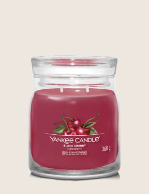 Black Cherry Signature Medium Jar Scented Candle