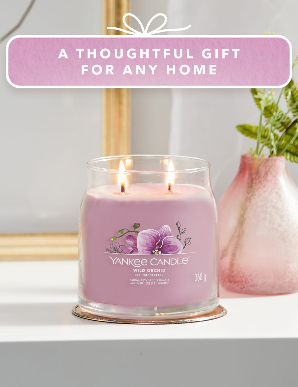 Wild Orchid Signature Medium Jar Scented Candle image 6