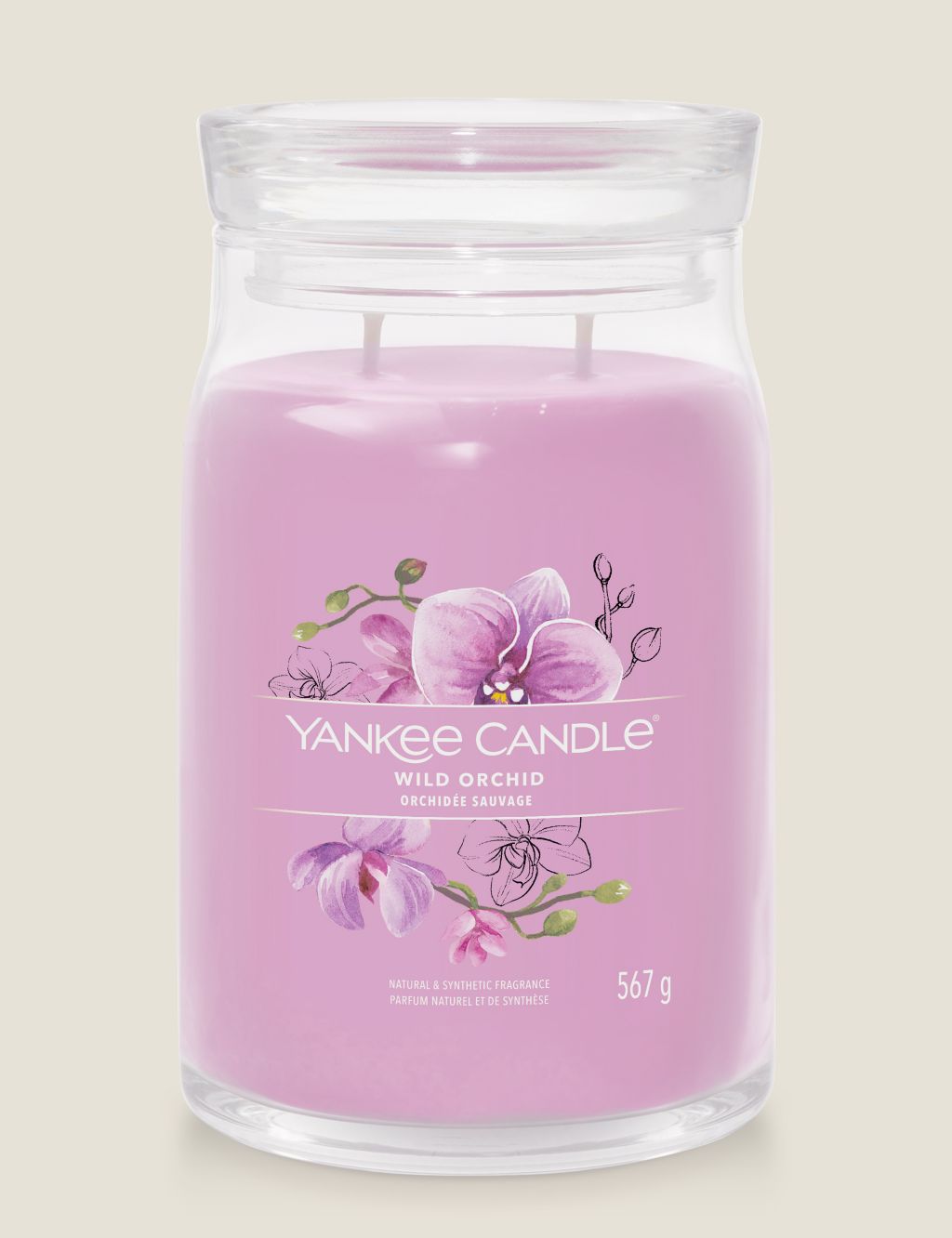 Wild Orchid Signature Large Jar Scented Candle image 1