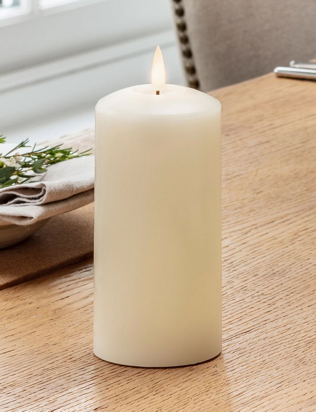 TruGlow® Large Pillar LED Candle