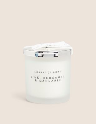 Library Of Scent Lime, Bergamot & Mandarin Scented Candle - White Mix, White Mix