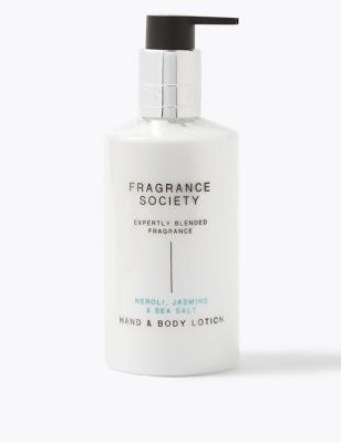 Fragrance Society Women's Neroli, Jasmine & Sea Salt Hand & Body Lotion 265ml