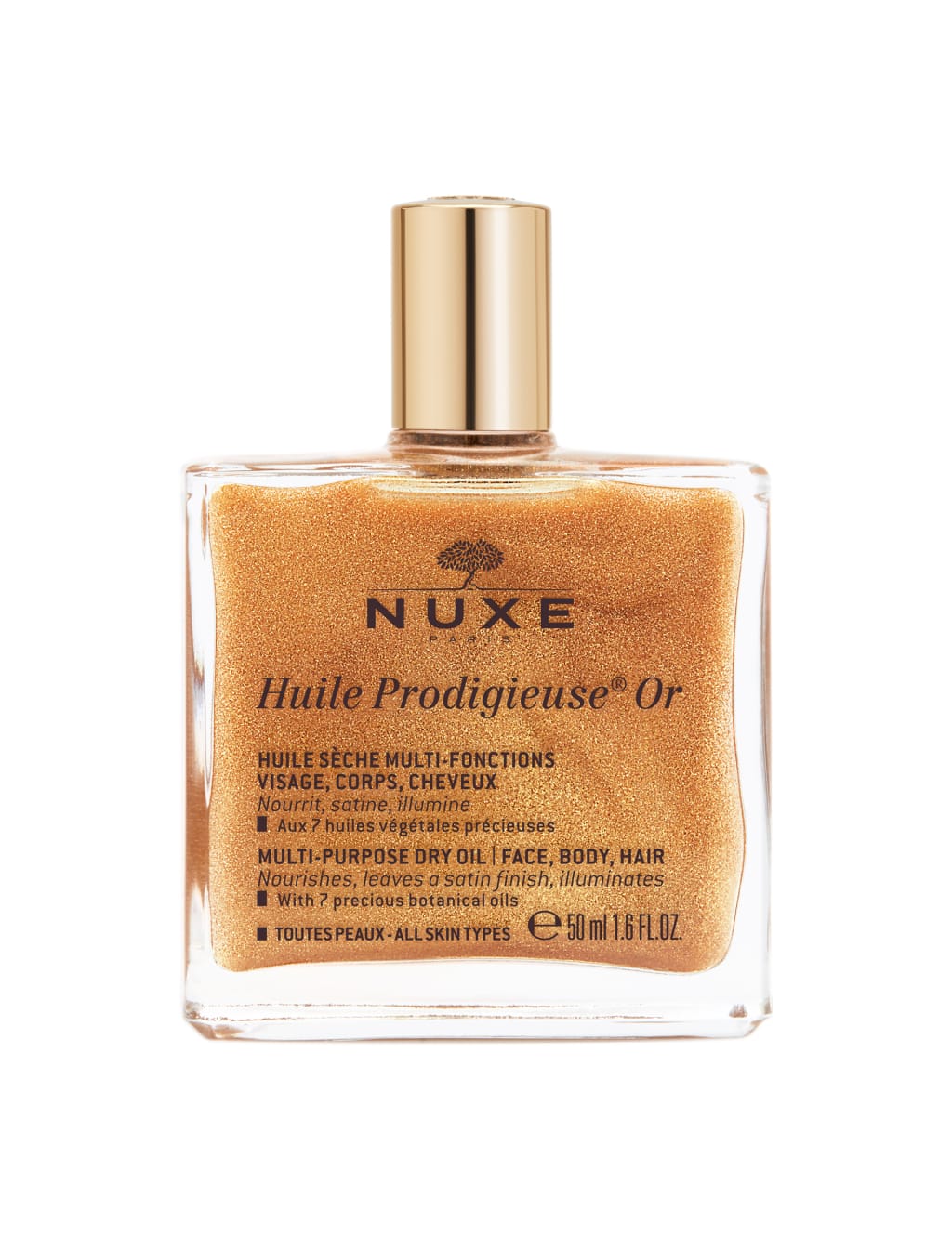 Huile Prodigieuse Multipurpose Golden Shimmer Oil 50ml