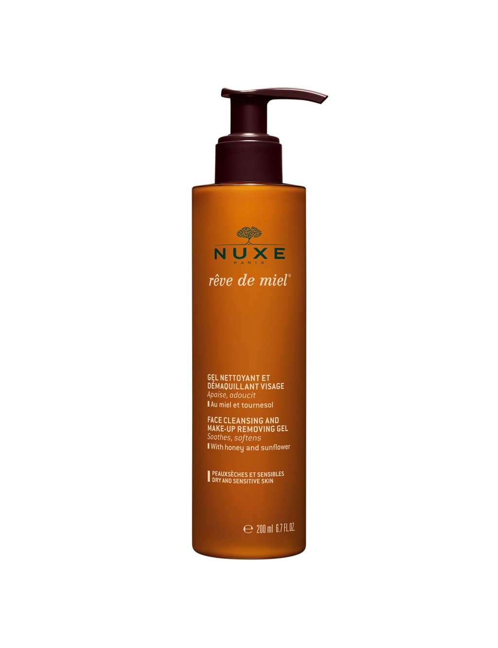 Reve de Miel Face Cleansing Make-Up Removing Gel 200ml