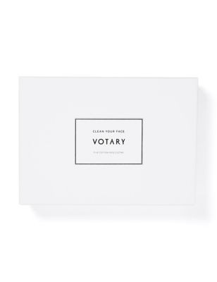 Votary Womens Mens Pack of Five Cotton Face Cloths