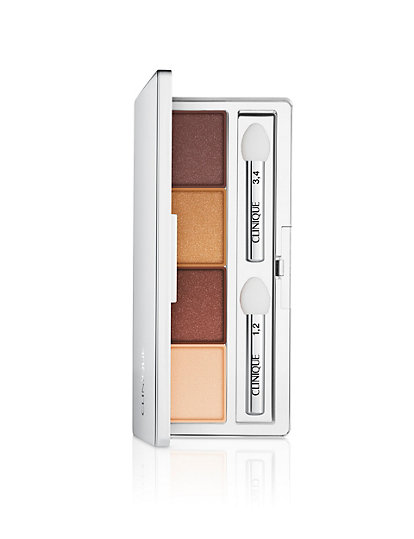 clinique all about shadow™ quad eyeshadow 4.8g - 1size - light brown, light brown