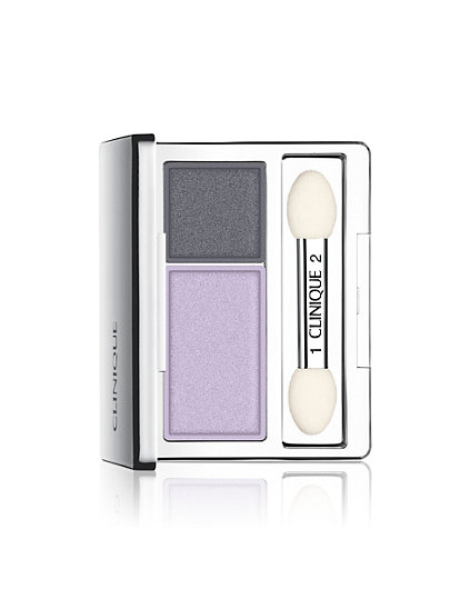 clinique all about shadow™ duo eyeshadow 2.2g - 1size - pale blue, pale blue