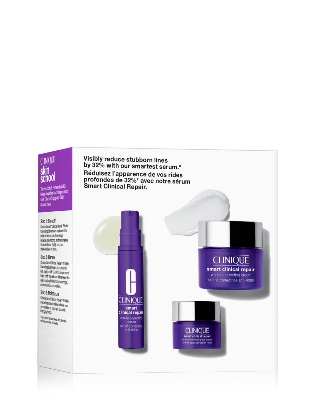 Skin School Supplies: Smooth + Renew Lab Gift Set