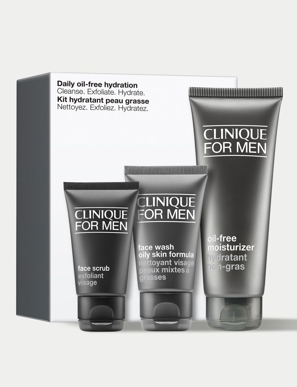 Daily Oil-Free Hydration Skincare Gift Set for Men