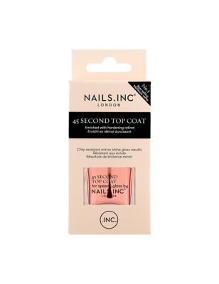 Nails Inc. Womens 45 Second Retinol Top Coat 14ml