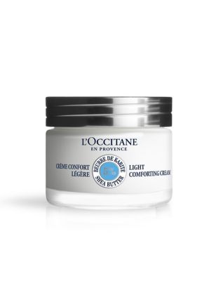 L'Occitane Womens Mens Shea Light Comforting Face Cream 50ml