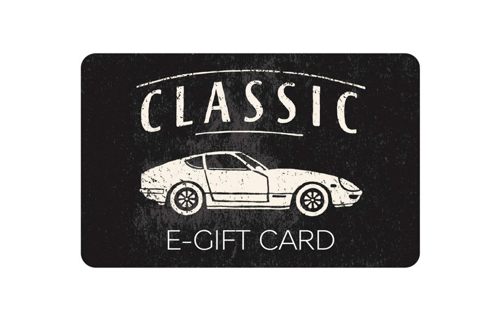 Classic Car E-Gift Card