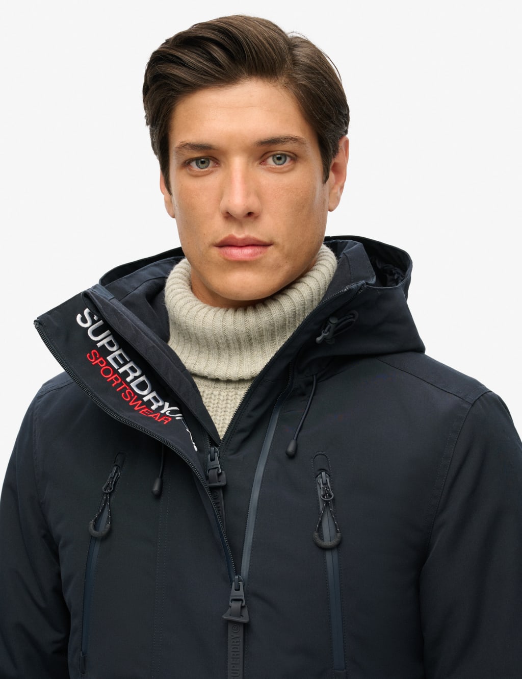 Padded Hooded Windbreaker Jacket image 3
