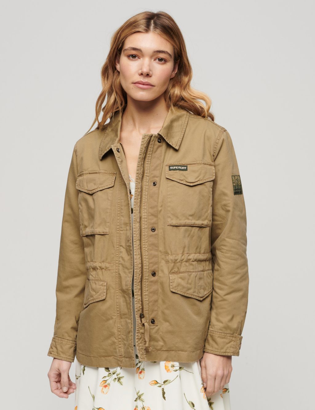 Collared Relaxed Utility Jacket
