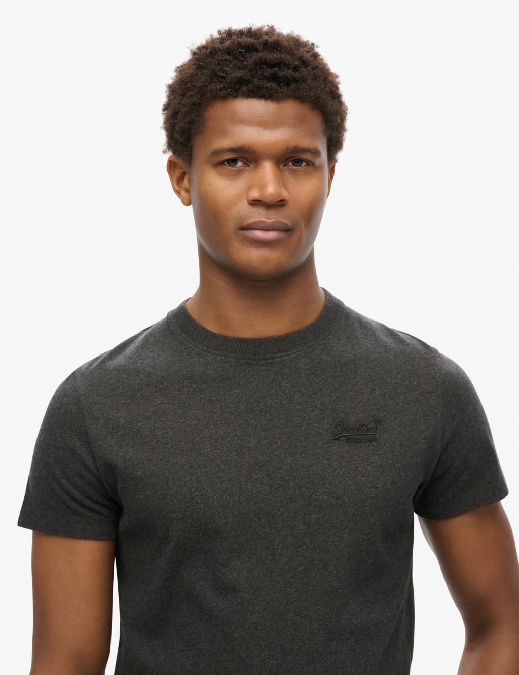 Slim Fit Organic Cotton Crew Neck T-Shirt image 2