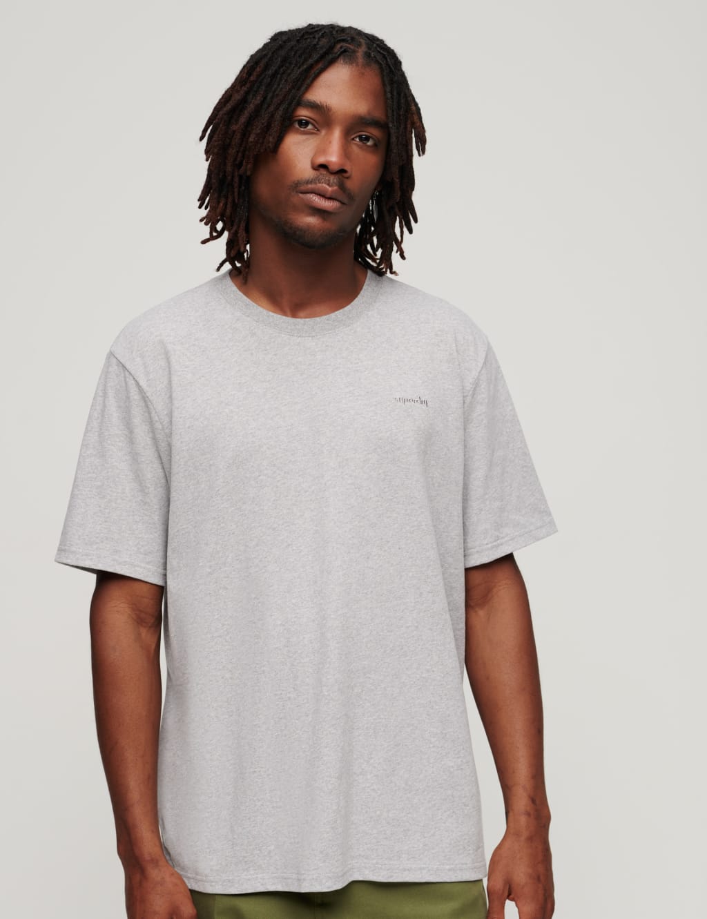 Oversized Cotton Rich Crew Neck T-Shirt image 2