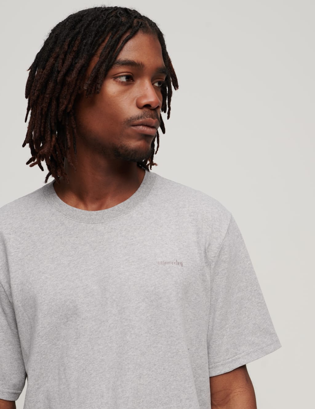Oversized Cotton Rich Crew Neck T-Shirt image 3