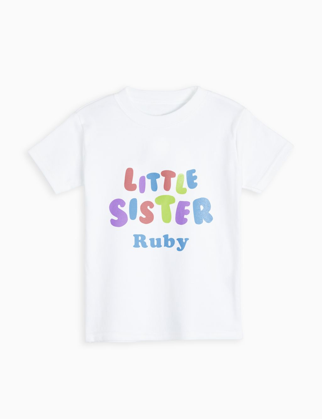Personalised Little Sister T-Shirt (12 Mths - 6 Yrs)