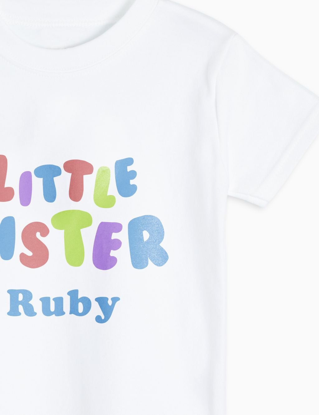 Personalised Little Sister T-Shirt (12 Mths - 6 Yrs) image 3