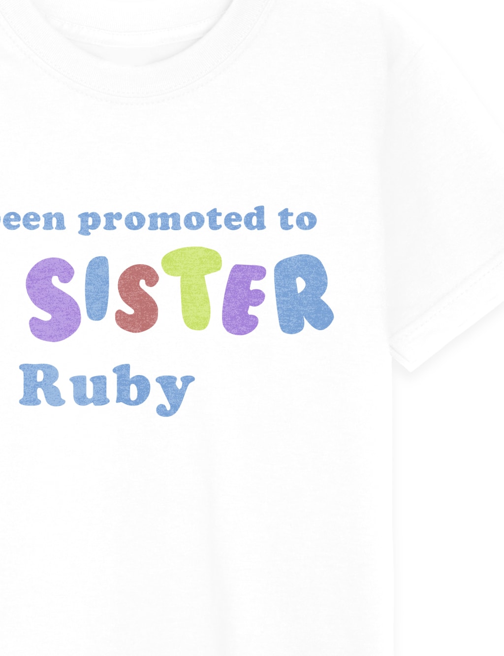Personalised Big Sister T-Shirt (3-12 Yrs) image 3