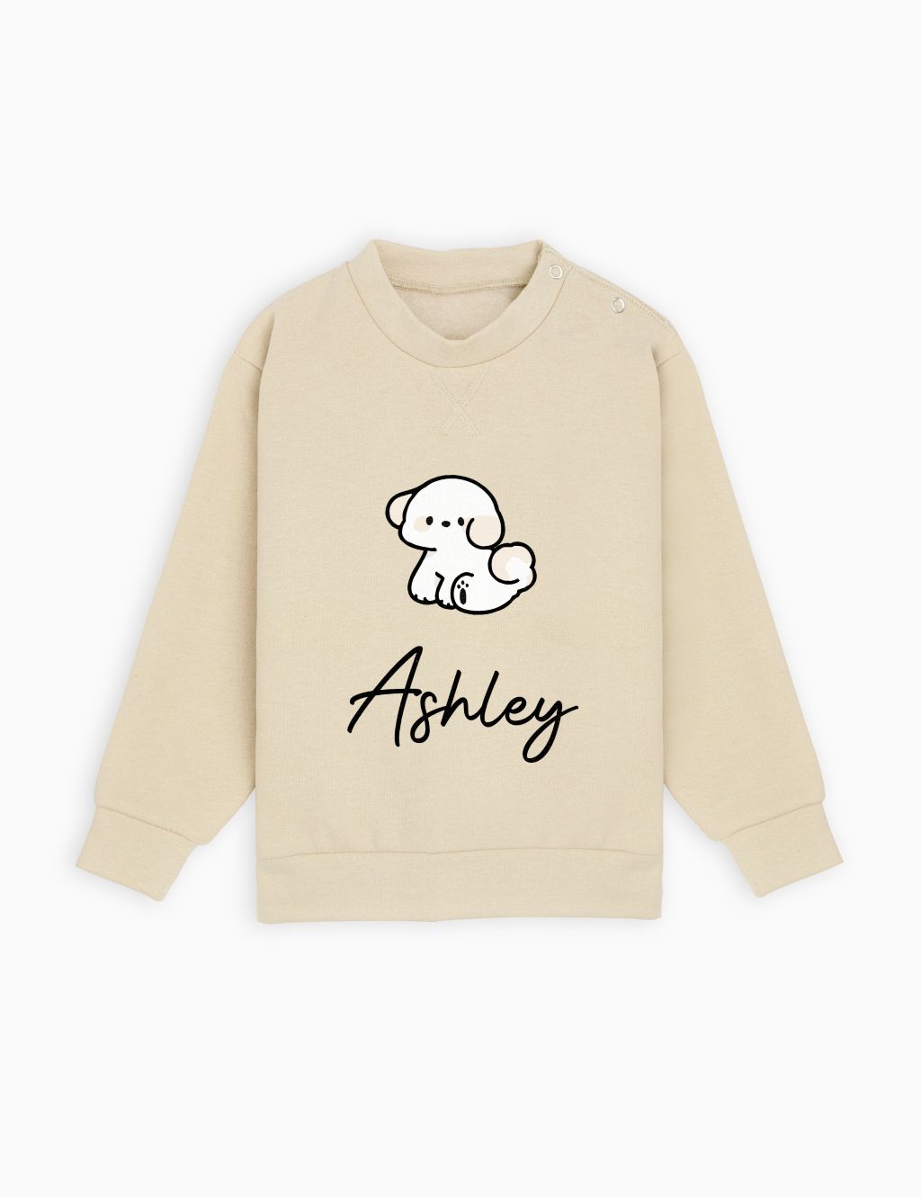 Personalised Puppy Sweatshirt (12 Mths - 6 Yrs) image 1