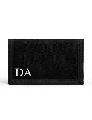 Dollymix Mens Personalised Ripper Wallet - Black, Black