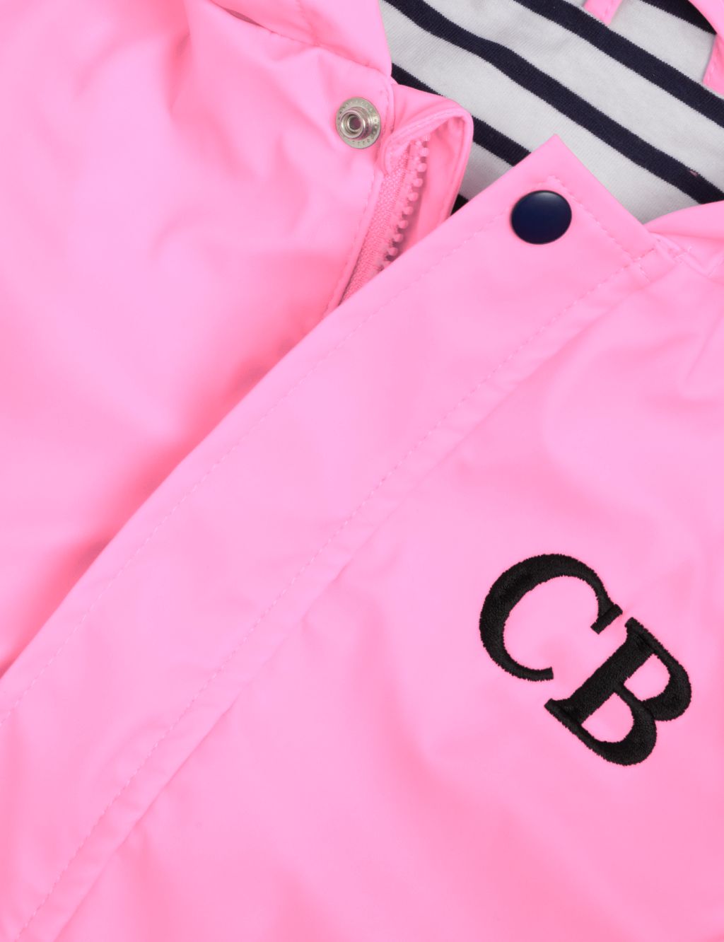 Personalised Pink Rain Jacket (6 Mths - 4 Yrs) image 3
