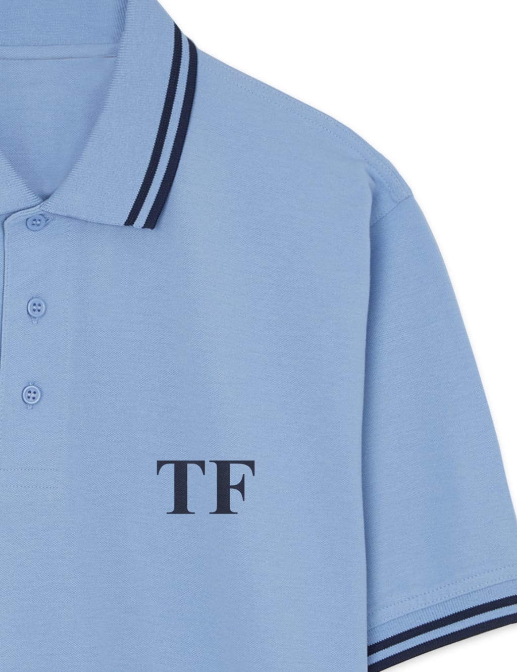 Personalised Contrast Polo Shirt image 3