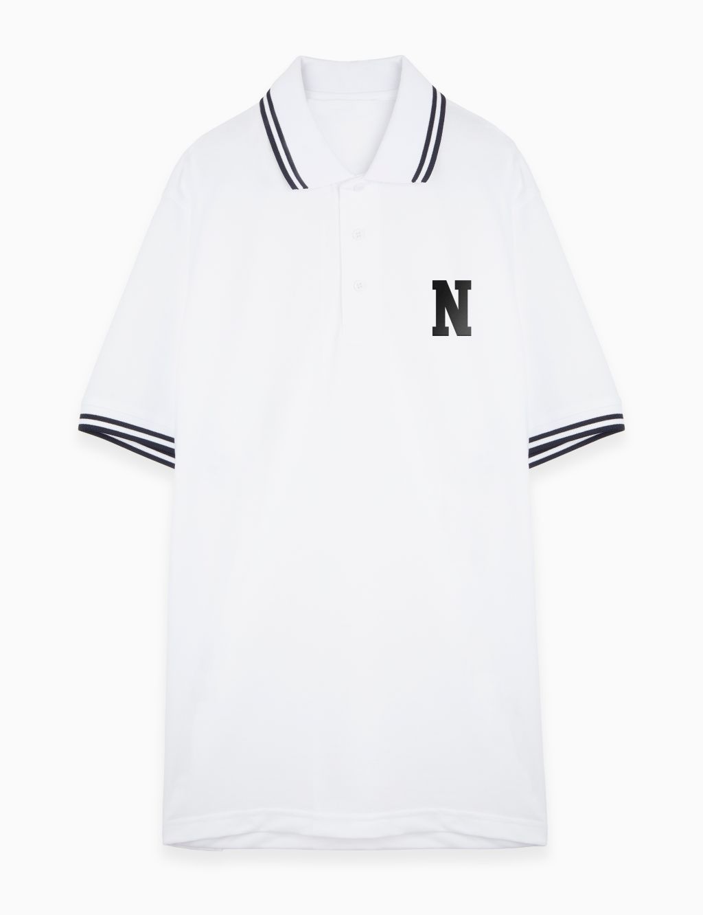 Personalised Contrast Polo Shirt image 1