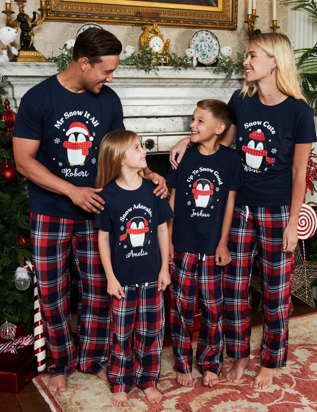 Personalised Penguin Boys Pyjamas (5-12 Yrs) image 4