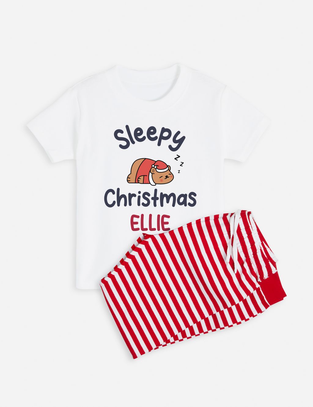 Personalised Sleepy Girls Pyjamas (5-12 Yrs) image 2