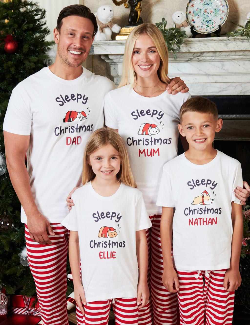 Personalised Sleepy Toddler Pyjamas (12 Mths-4 Yrs) image 4