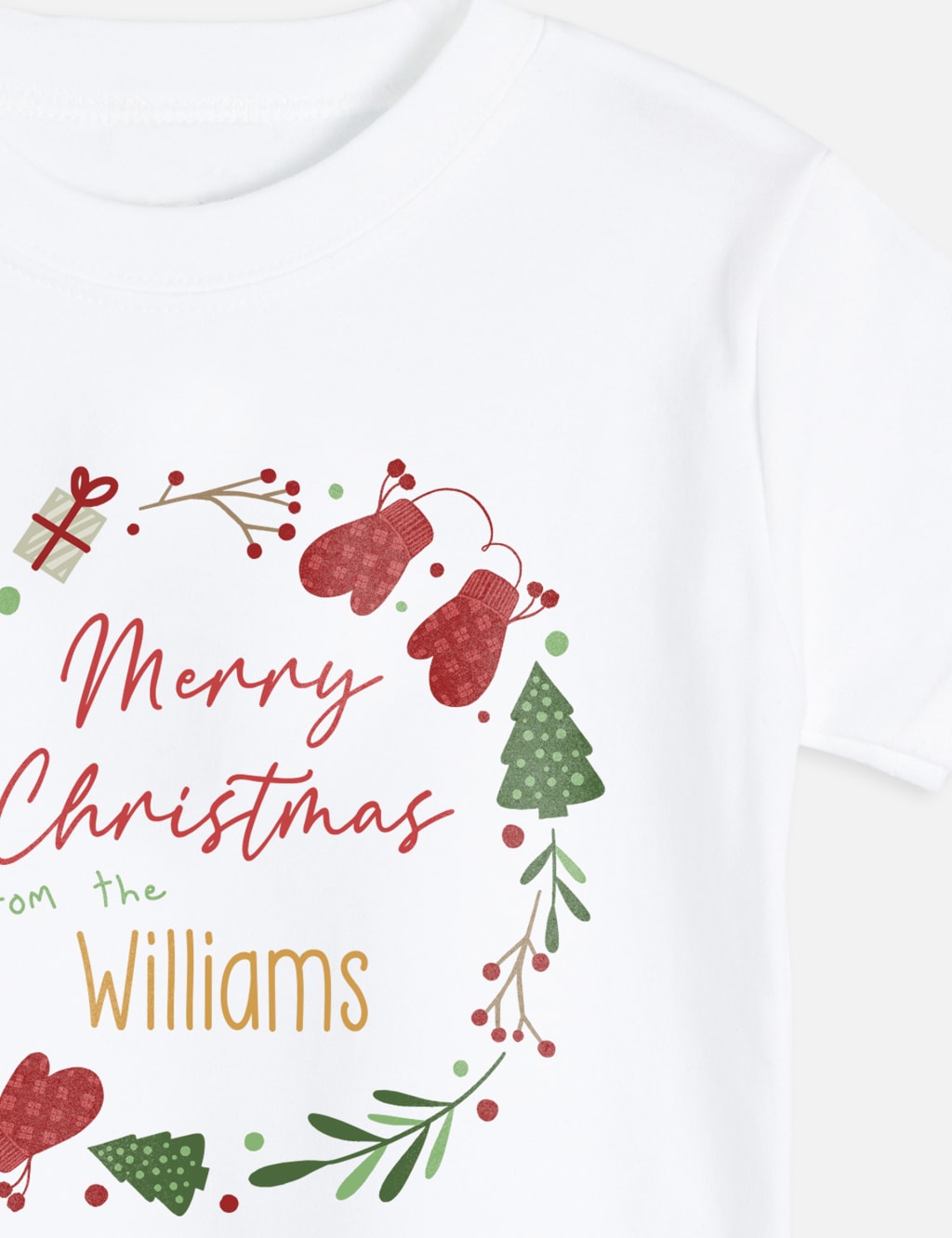 Personalised Wreath Toddler Pyjamas (12 Mths-4 Yrs) image 2