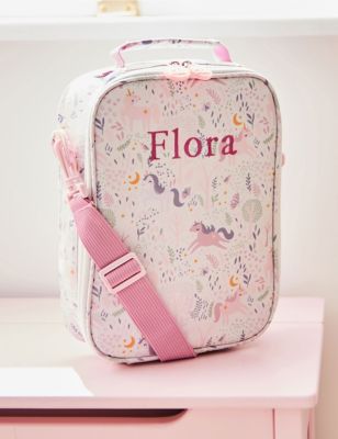 My 1St Years Girl's Personalised Pink Magical Unicorn Lunch Bag - Multi, Multi
