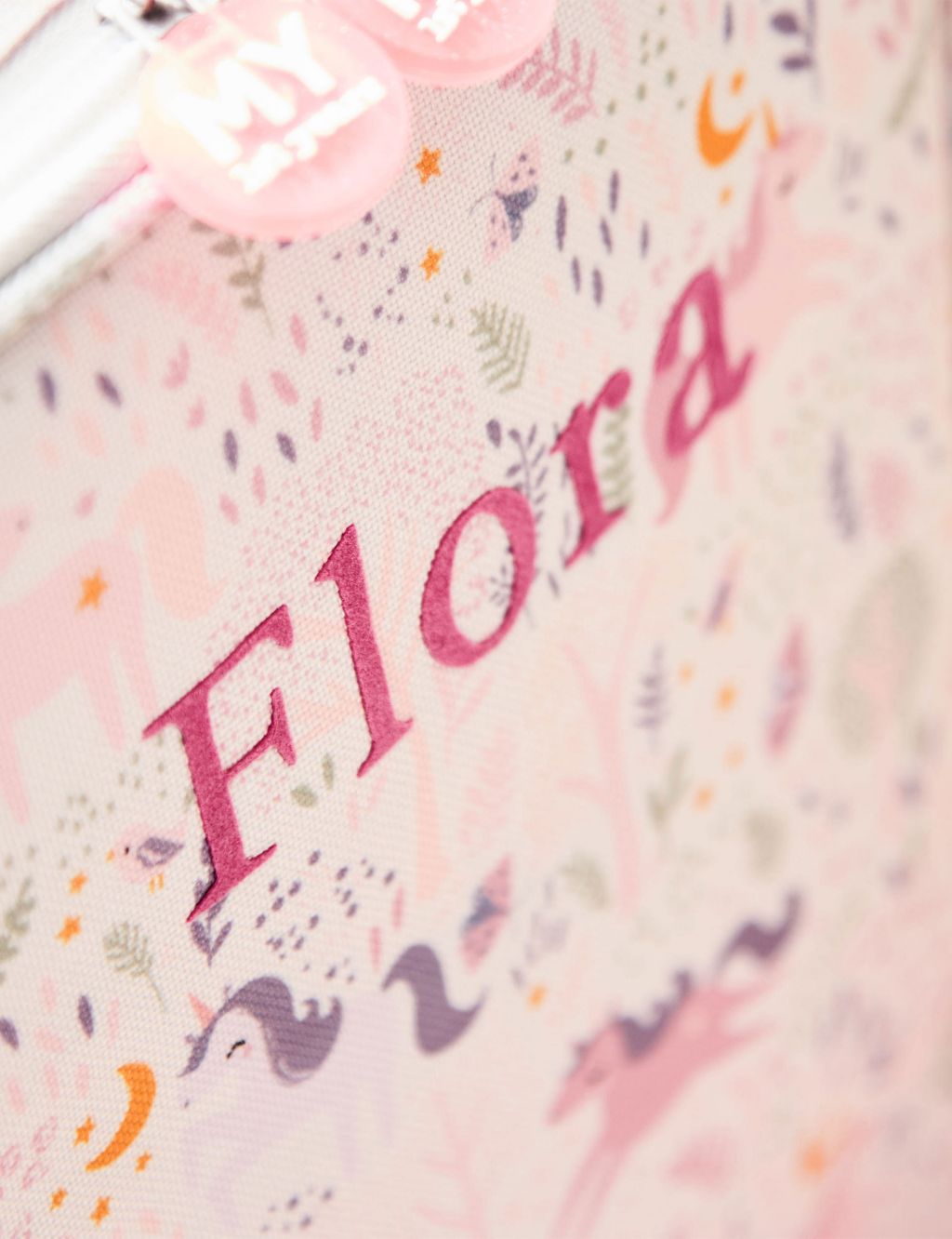 Personalised Pink Magical Unicorn Lunch Bag image 3