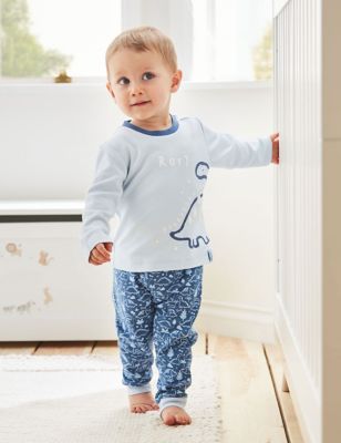 My 1St Years Boy's Personalised Sleepysaurus Pyjama Set (0-6 Yrs) - 2-3 Y - Blue, Blue
