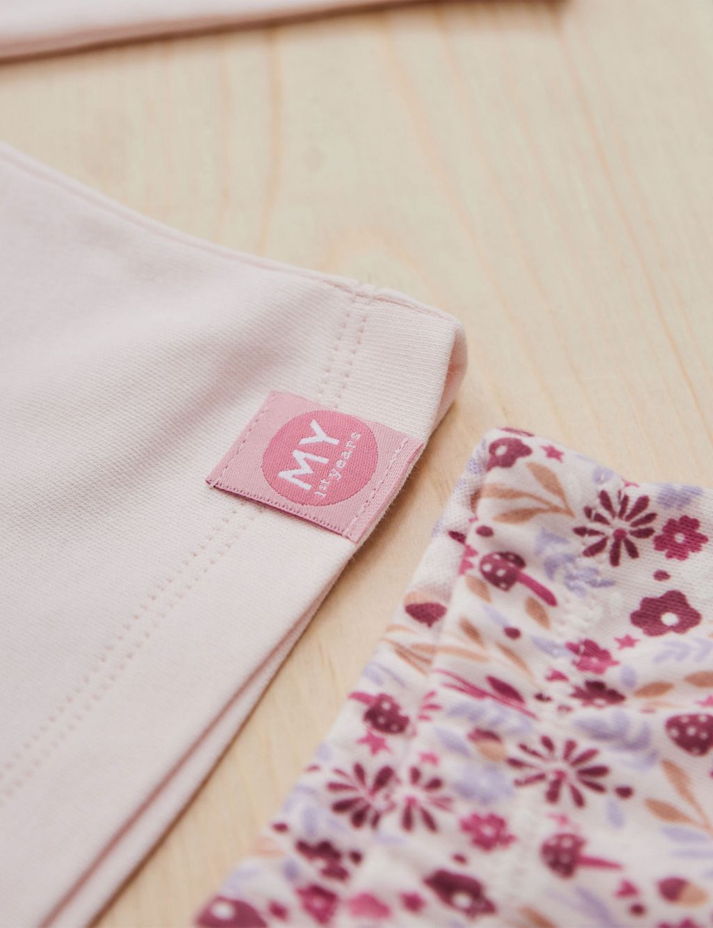 Personalised Pink Floral Frill Pyjama Set (0-6 Yrs) image 4