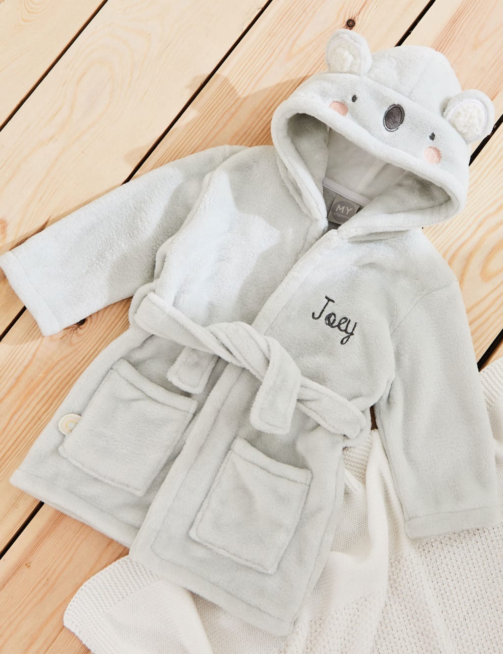 Personalised Koala Fleece Robe (0-4 Yrs)