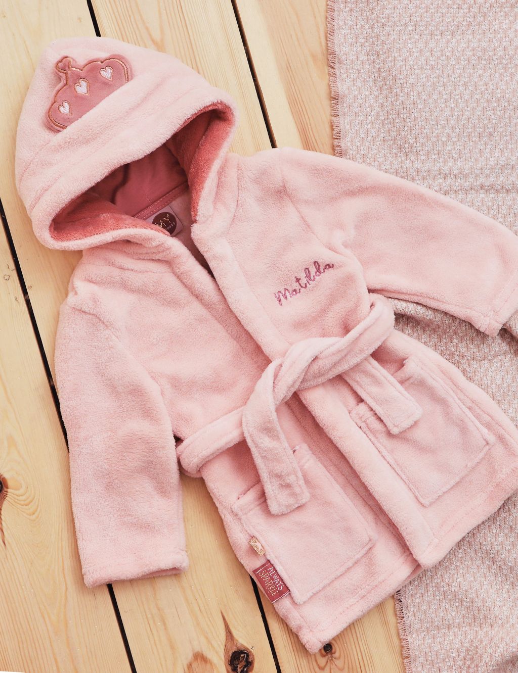 Personalised Fairy Princess Fleece Dressing Gown (0-7 Yrs)