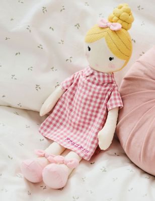 My 1St Years Personalised My 1st Doll With Blonde Hair - Pink, Pink